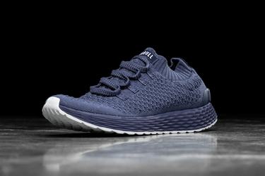 Nobull Knit Runner Women's Running Shoes Navy | Australia (YQ4025)